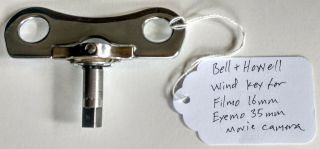 Vintage Bell & Howell Racheting Wind Key For Filmo And Eyemo Movie Cameras