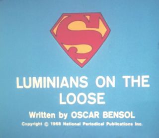 Vintage 1968 Superman ”The Luminians On The Loose” 16mm Film Cartoon Part 1 & 2 2