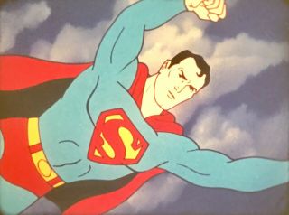 Vintage 1968 Superman ”The Luminians On The Loose” 16mm Film Cartoon Part 1 & 2 6