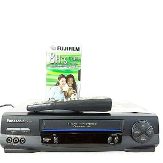 Panasonic Pv - 9451 Vcr Vhs Player 4 Head Stereo With Remote And Vhs Tape