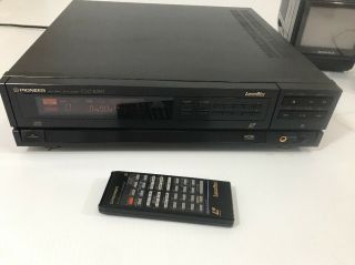 Pioneer Cld - 1030 Cd Cdv Laser Disc Player With Remote Control