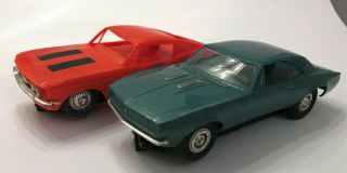 Vintage Revell Camaro & Mustang 1/32 Slot Cars