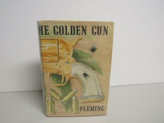 Ian Fleming " The Man With The Golden Gun " 1st Edition - Uk Dj Hc Book James Bond
