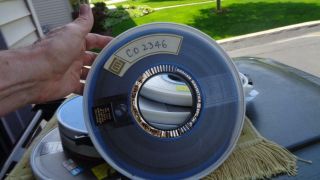 1 Magnetic Tape 10” Reel.  5” Wide For Computer Mainframe Data Storage Wall Hange