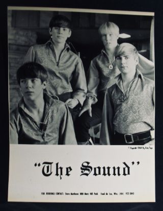 The Sound Rare Vintage Promotional Photograph Wisconsin Rock Band
