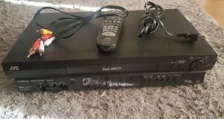Jvc Hr - S5902u Vhs Et S - Vhs 4 Head Vcr With Remote And