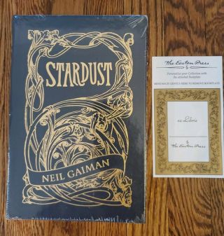 Signed Stardust By Neil Gaiman (easton Press Leather - Bound Hardcover)