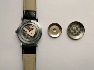 Zaria Slim 17 Jewels Vintage USSR men ' s wristwatch Gold Plated.  1980s 8