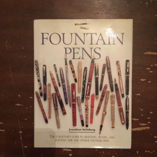 1994 Fountain Pens By Jonathan Steinberg Courage Books Illustrated Hardcover