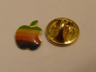 Apple Computer Logo Vintage Pin Badge Z8j