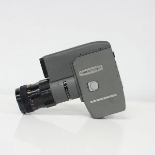 1960s Canon Reflex Zoom 8 - 2 Grey Colour Movie Camera 8mm in Brown Case 921 2