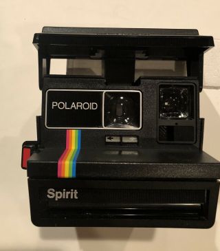 Vintage Polaroid 600 One Step Film Camera With Strap