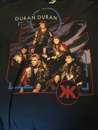 Vintage Duran Duran Concert Shirt From The Wild Boys Video 84 Size Medium