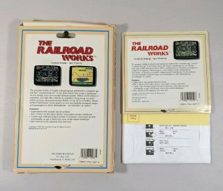 Vintage The Railroad Apple II Computer Game Simulation Strategy 48K 1984 2
