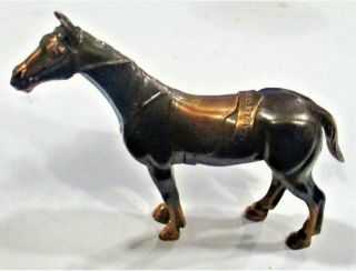 Very Vintage Kentucky Derby Type Metal Horse - K&o (shut Down In 1939) - Copper?