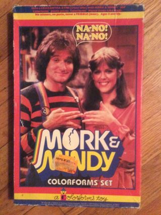 1979 Vintage Colorforms Mork & Mindy Set In
