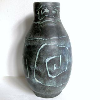 Art Pottery Vase 6.  75” Signed Lizbeth S Vtg Mid Century Modern Studio Ceramic