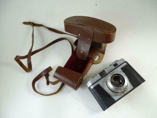 Vintage German Realist 35 Steinheil Munchen Cassar 1:2.  8 50mm Film Camera Old