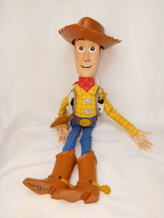 Vintage Toy Story Sheriff Woody Talking Pullstring Doll Hasbro Disney/pixar Flaw