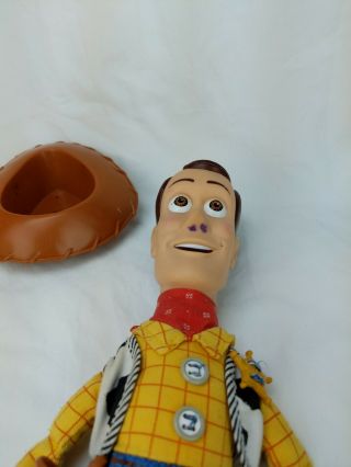 VINTAGE Toy Story SHERIFF Woody Talking PullString Doll Hasbro Disney/Pixar flaw 3