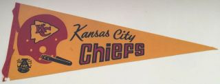 Kansas City Chiefs Afl Vintage Pennant 1 - Bar Helmet