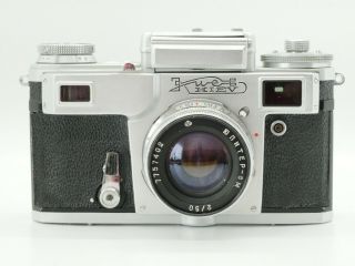 Kiev M4 Soviet Era 35mm Film Rangefinder Camera W/jupiter 8m 50mm F2 Lens & Case