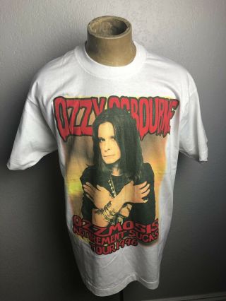 Vintage 1996 Retirement Sucks Tour Shirt Ozzy Size Xl Ozzmosis Unworn 50/50