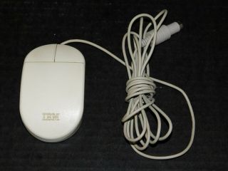 Vintage Ibm 33g5430 Ps/2 Desktop Laptop Computer Pc 2 Button Roller Ball Mouse