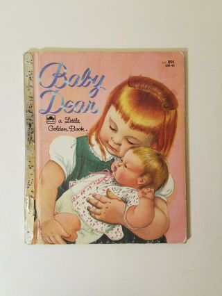 Vintage 1962 A Little Golden Book Baby Dear Eloise Wilkins.  Vogue Dolls