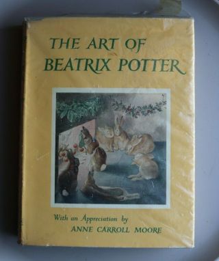 First Edition " The Art Of Beatrix Potter " Book With 165 Colour Plates & 73 Mono