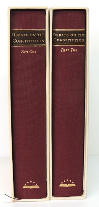 Debate On The Constitution Two Volumes With Slipcases Library Of America