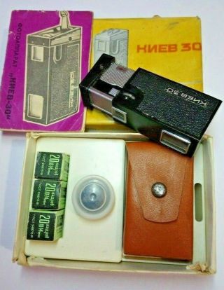 Kiev 30 Soviet Spy Camera 16mm Ussr Full Complect