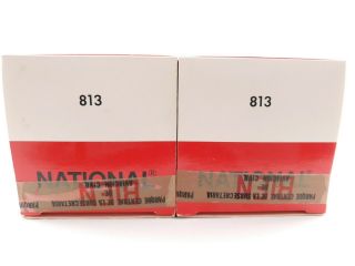 2 X 813 National Electronics Nos/nib Tubes.  C36 En - Air