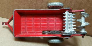 Vintage Dinky Toys Meccano Massey Harris Tractor & Manure Spreader 7