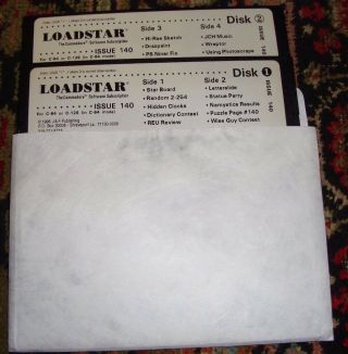 Loadstar The Commodore Software Subscription - Issue 140 - Disks 1 & 2 - 1996