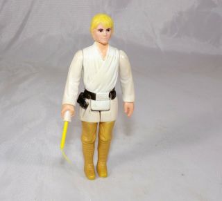 Vintage Star Wars 1977 First 12 Luke Skywalker Loose Figure Complete C - 8,