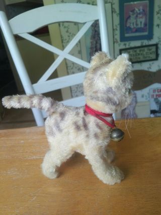 Antique Vintage Steiff Kitty Cat Lizzy Teddy Bear Friend EAN 2713/15 6in VGUC 5