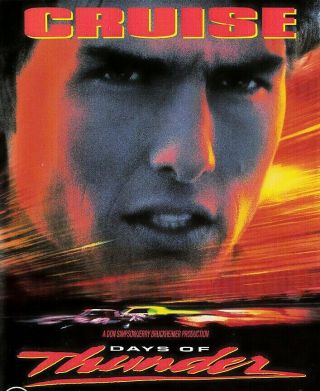 Days Of Thunder Dvd 1990s Vintage Release_tom Cruise Movie