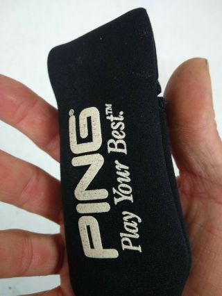 Vintage Ping Golf Anser Putter Headcover Play Your Best Head Cover