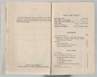WARD LOCKS RED GUIDE - LYME REGIS,  CHARMOUTH & WEST DORSET - 1950 ' s ?,  SIX MAPS. 3