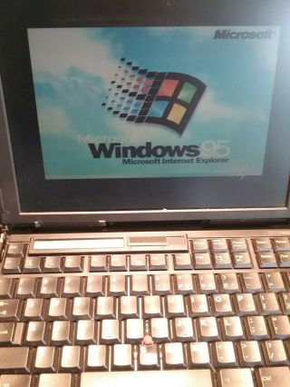 Ibm Think Pad 9547 Windows 95,  Powers On And Boots