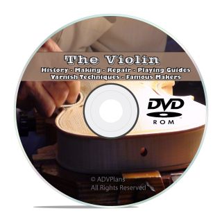 History Of The Violin,  Making,  Repair,  How To Restore,  Make Varnish Books Cd V53