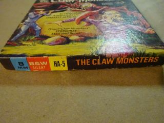 Vintage THE CLAW MONSTERS HA - 5 8mm Film Republic Pictures B&W Silent 4