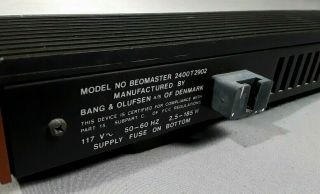 Vintage Bang & Olufsen Beomaster 2400 Stereo Receiver Denmark Audiophine Hi - Fi 8