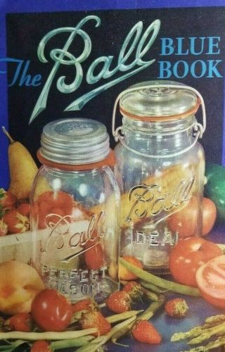 Vintage 1934 The Ball Blue Book Of Canning And Preserving Recipes U.  S.  A.
