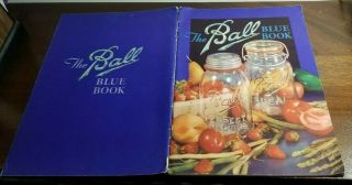 VINTAGE 1934 The Ball BLUE BOOK OF CANNING AND PRESERVING RECIPES U.  S.  A. 4