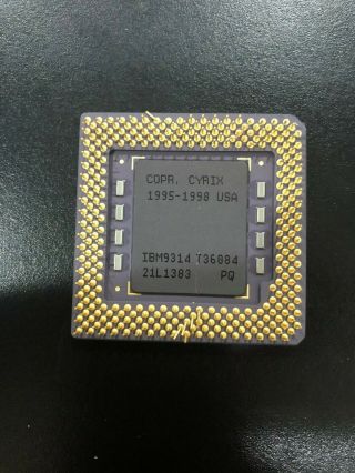 IBM 6x86MX PR300 Processor CPU IBM26x86MX - CVAPR300GF Parts/Gold Recovery Only 3