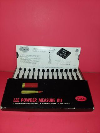 Vintage 1966 Lee Power Measure Kit (complete)