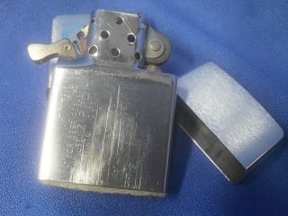 Vintage 1971 ZIPPO Lighter Sports Series Fly Fishing Fisherman & Trout 3