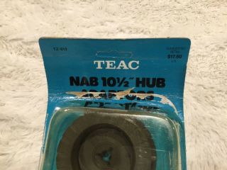 TEAC TZ - 612 NAB HUB 10.  5 inch Reel To Reel Adapter (ONE PAIR) 5